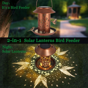 Solar Bird Feeder Lentern for Mome Grandma Women